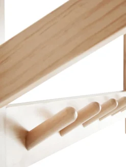 Appendiabiti Con Cappelliera In Legno Di Pino Cole