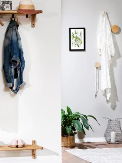 Appendiabiti Da Parete In Legno Di Quercia Milford