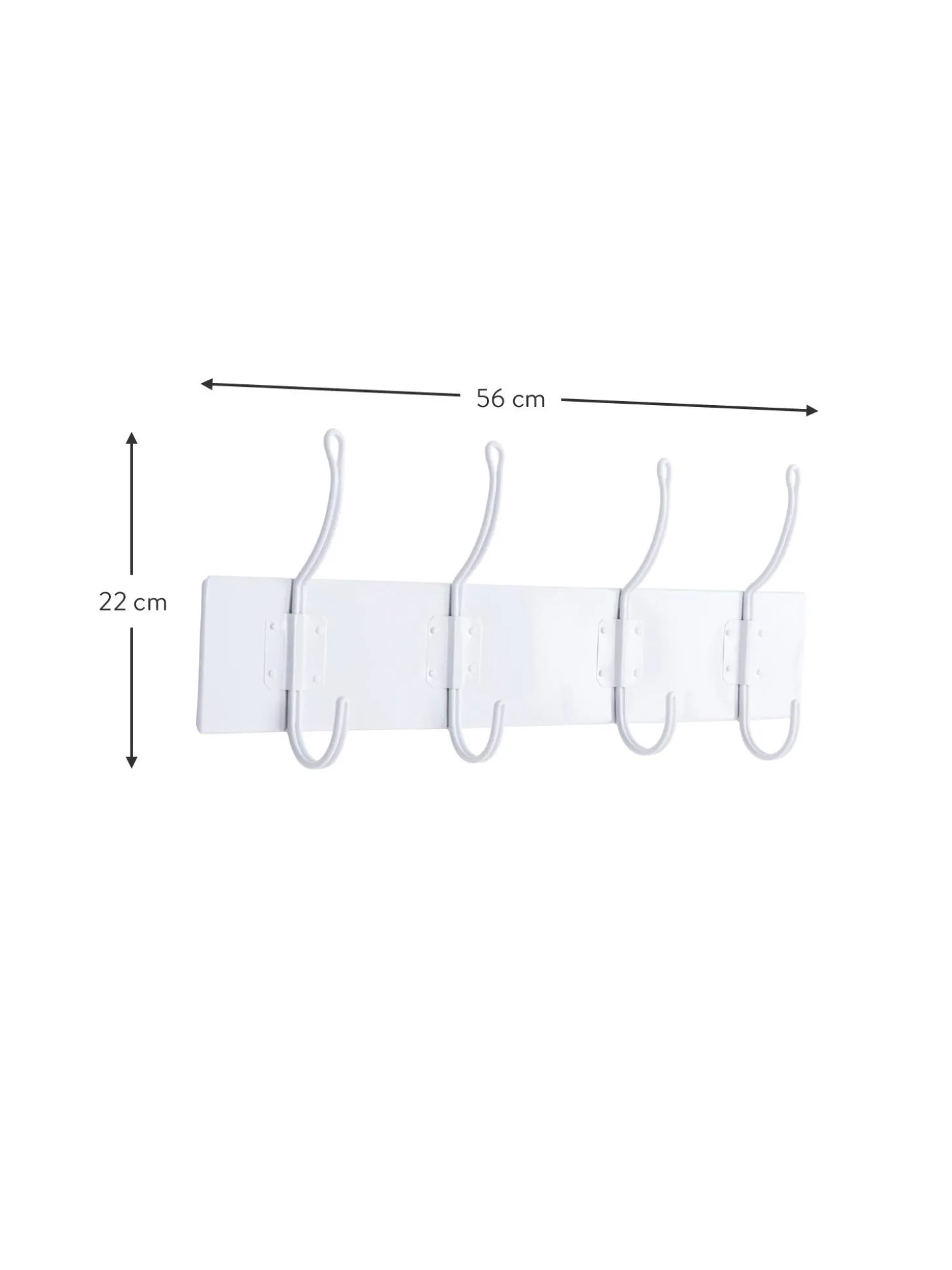 Appendiabiti Da Parete In Metallo Riley