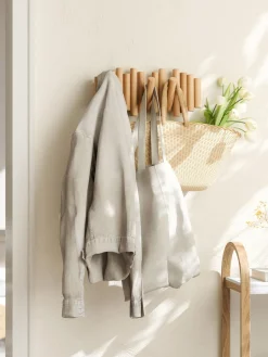 Appendiabiti Da Parete In Legno Di Pino Picket