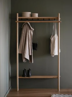 Appendiabiti In Legno Di Quercia Milford