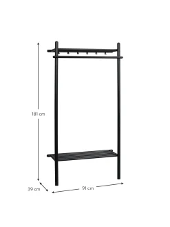 Appendiabiti In Legno Di Quercia Milford