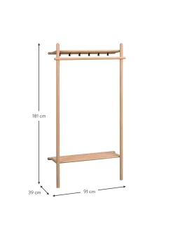 Appendiabiti In Legno Di Quercia Milford