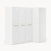 Armadio Angolare Componibile Charlotte, Larg. 215 Cm, Diverse Varianti