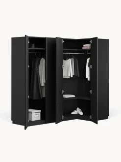 Armadio Angolare Componibile Leon, Larg. 215 Cm, Diverse Varianti