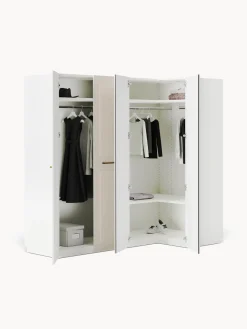 Armadio Angolare Componibile Charlotte, Larg. 215 Cm, Diverse Varianti