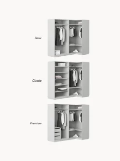 Armadio Angolare Componibile Simone, Larg. 215 Cm, Diverse Varianti