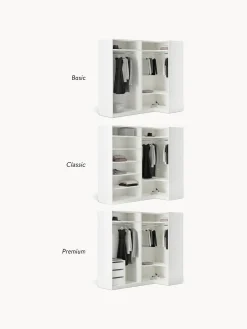 Armadio Angolare Componibile Leon, Larg. 215 Cm, Diverse Varianti