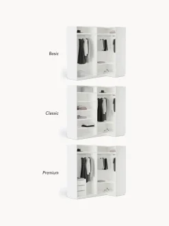 Armadio Angolare Componibile Charlotte, Larg. 215 Cm, Diverse Varianti