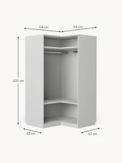 Armadio Angolare Componibile Charlotte, Larg. 115 Cm, Diverse Varianti