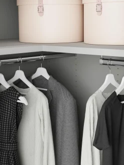 Armadio Angolare Componibile Charlotte, Larg. 165 Cm, Diverse Varianti