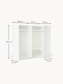 Armadio Angolare Componibile Leon, Larg. 215 Cm, Diverse Varianti