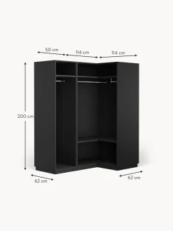 Armadio Angolare Componibile Simone, Larg. 165 Cm, Diverse Varianti