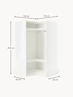 Armadio Angolare Componibile Simone, Larg. 115 Cm, Diverse Varianti
