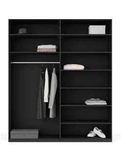 Armadio Componibile Ad Ante Battenti Leon, Larg. 200 Cm, In Diverse Varianti