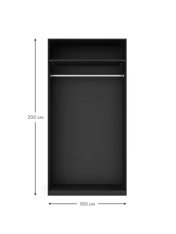 Armadio Componibile Ad Ante Battenti Leon, Larg. 100 Cm, Diverse Varianti