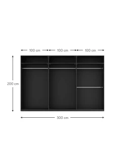 Armadio Componibile Ad Ante Battenti Leon, Larg. 300 Cm, In Diverse Varianti