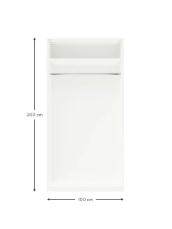 Armadio Componibile Ad Ante Girevoli Leon, Larg. 100 Cm, Diverse Varianti