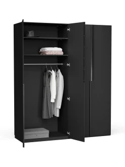 Armadio Componibile Ad Ante Battenti Leon, Larg. 200 Cm, In Diverse Varianti