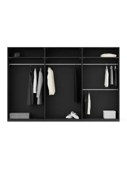 Armadio Componibile Ad Ante Battenti Leon, Larg. 300 Cm, In Diverse Varianti