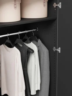 Armadio Componibile Ad Ante Battenti Leon, Larg. 200 Cm, In Diverse Varianti