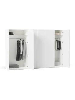 Armadio Componibile Ad Ante Girevoli Leon, Larg. 300 Cm, Diverse Varianti