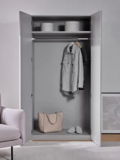 Armadio Componibile Con Ante Battenti Leon, Larg. 100 Cm, In Diverse Varianti