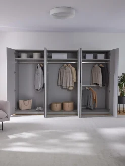 Armadio Componibile Con Ante Battenti Leon, Larg. 300 Cm, In Diverse Varianti