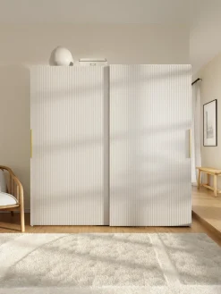 Armadio Componibile Con Ante Scorrevoli Simone, Larg. 200 Cm, In Diverse Varianti