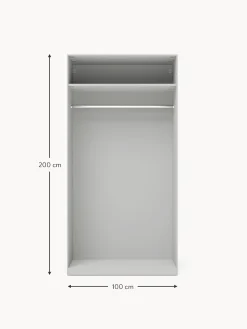 Armadio Componibile Con Ante Battenti Leon, Larg. 100 Cm, In Diverse Varianti