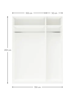 Armadio Componibile Con Anta Battente Charlotte, Larg. 150 Cm, In Diverse Varianti