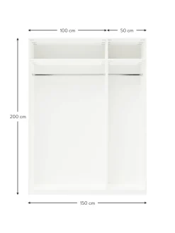 Armadio Componibile Con Ante Battenti Leon, Larg. 150 Cm, In Diverse Varianti