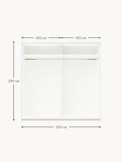 Armadio Componibile Con Ante Scorrevoli Simone, Larg. 200 Cm, In Diverse Varianti