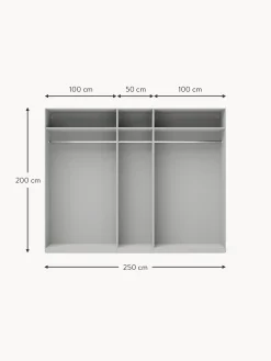 Armadio Componibile Con Ante Battenti Charlotte, Larg. 250 Cm, In Diverse Varianti