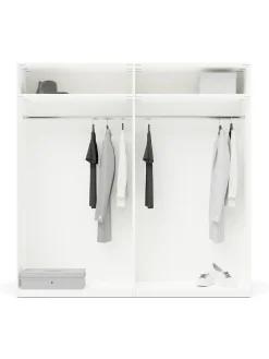 Armadio Componibile Con Anta Battente Charlotte, Larg. 200 Cm, In Diverse Varianti