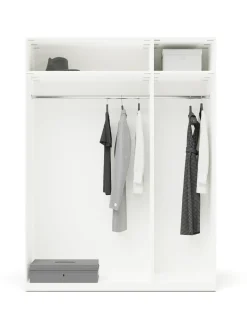 Armadio Componibile Con Ante Battenti Leon, Larg. 150 Cm, In Diverse Varianti