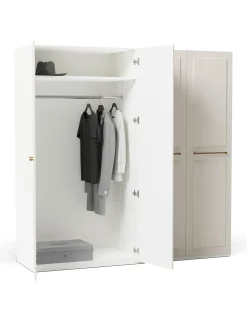 Armadio Componibile Con Anta Battente Charlotte, Larg. 200 Cm, In Diverse Varianti