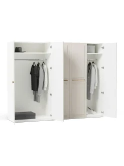 Armadio Componibile Con Anta Battente Charlotte, Larg. 250 Cm, In Diverse Varianti