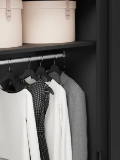 Armadio Componibile Con Ante Battenti Leon, Larg. 300 Cm, Diverse Varianti