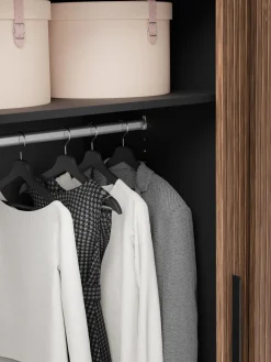 Armadio Componibile Con Ante Battenti Simone, Larg. 200 Cm, In Diverse Varianti