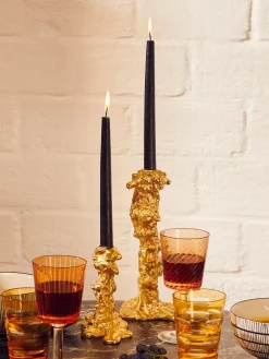Candelabro In Metallo Drip