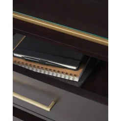 Cassettiera Con Piano In Vetro Lyle