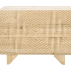 Cassettiera In Legno Frassino Massiccio Louis