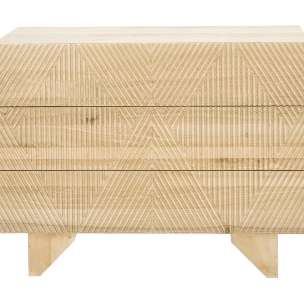 Cassettiera In Legno Frassino Massiccio Louis