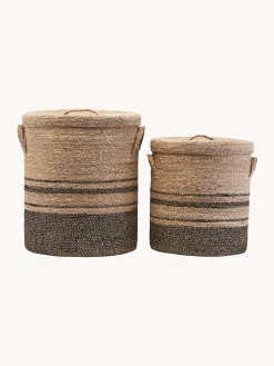 Cesti Con Coperchio Laundo, 2 Pezzi
