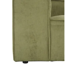 Chaise Longue Componibile In Velluto A Coste Lennon