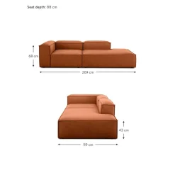 Chaise Longue Componibile Lennon