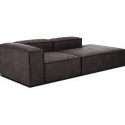 Chaise Longue Componibile In Pelle Riciclata Lennon