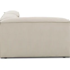 Chaise Longue Componibile In Velluto A Coste Lennon