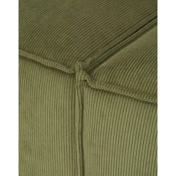 Chaise Longue Componibile In Velluto A Coste Lennon